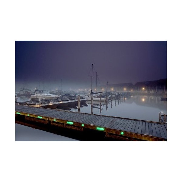 Camco GLOW ON THE DOCK PIER MARKERS, ELONGATED HEX 4PK (RETAIL) 50146 - main